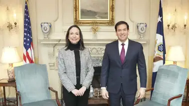 Reunión de Maria Corina Machado y Marcos Rubio: primeras imágenes del encuentro Reunión de Maria Corina Machado y Marcos Rubio: primeras imágenes del encuentro