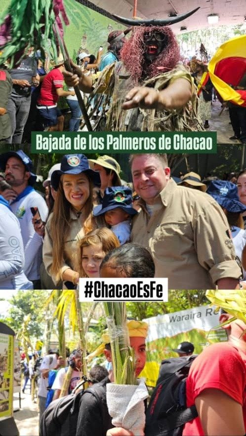En fotos: así fue la bajada de los Palmeros de Chacao este 12 de abril En fotos: así fue la bajada de los Palmeros de Chacao este 12 de abril