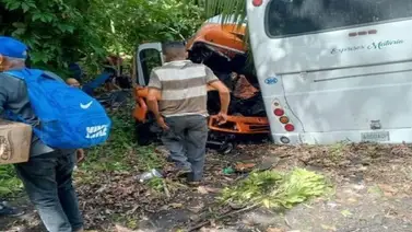 Accidente de tránsito en carretera de Oriente deja al menos seis muertos y más de 10 heridos: una bebé de tres meses entre las víctimas mortales Accidente de tránsito en carretera de Oriente deja al menos seis muertos y más de 10 heridos: una bebé de tres meses entre las víctimas mortales