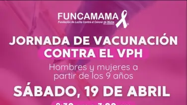 Activarán jornadas de vacunación contra el VPH este 19 de abril en Valencia y Caracas Activarán jornadas de vacunación contra el VPH este 19 de abril en Valencia y Caracas