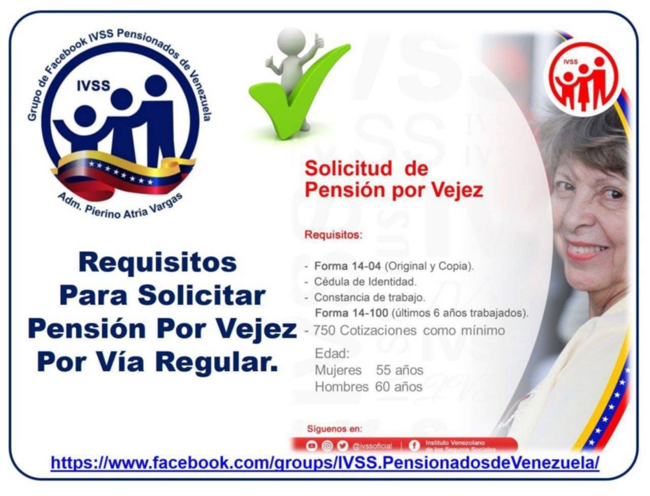 IVSS: concoce los requisitos para solicitar la pensión por vejez