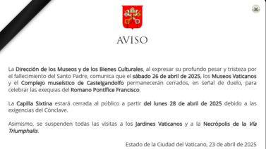 Tras nueve días de luto: el cónclave podría iniciar el 5 de mayo