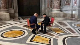 En fotos: el encuentro de Trump y Zelensky en el Vaticano