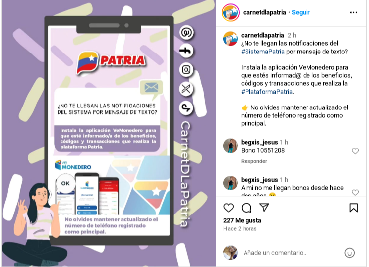 Notificaciones del Sistema Patria: esto es lo que debes hacer si no las recibes por mensaje de texto