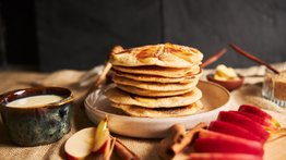 Crepes de manzana una opción de postre saludable apto para diabéticos 