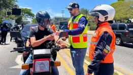 Los cinco documentos que el INTT exige a motorizados esta Semana Santa