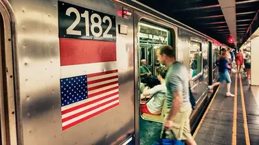 En imágenes: golpean a dos venezolanos en el metro de Nueva York En imágenes: golpean a dos venezolanos en el metro de Nueva York