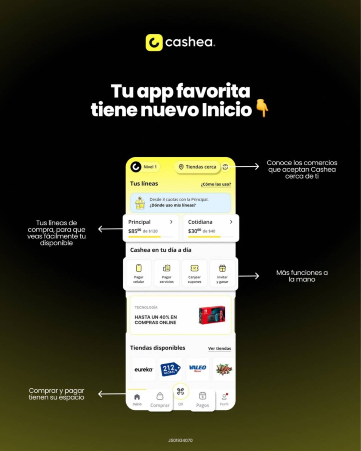 Cashea actualiza la interfaz de su plataforma: facilita los pagos y búsquedas
