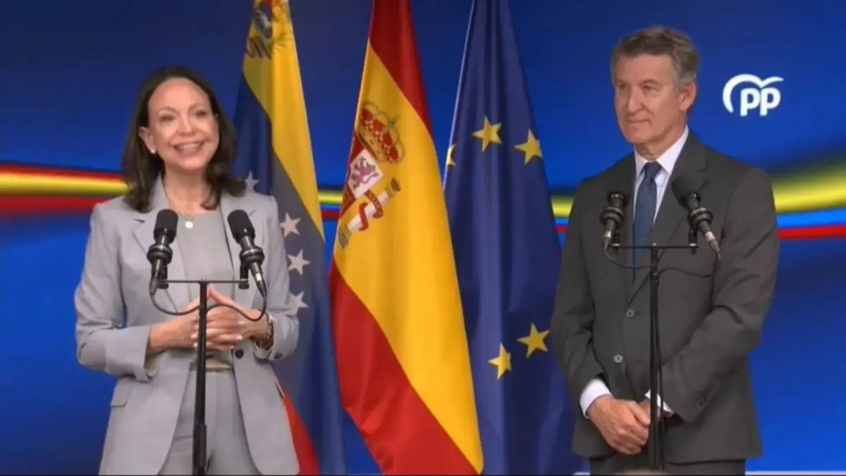 En video: las cinco peticiones de María Corina Machado desde España