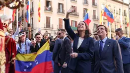 Madrid honra a María Corina Machado: autoridades locales destacan su trayectoria política con este gesto
