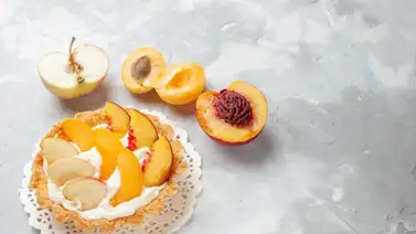 ¡Saludable y económica! Torta de durazno sin harina de trigo: aprende a prepararla en menos de 45 minutos ¡Saludable y económica! Torta de durazno sin harina de trigo: aprende a prepararla en menos de 45 minutos