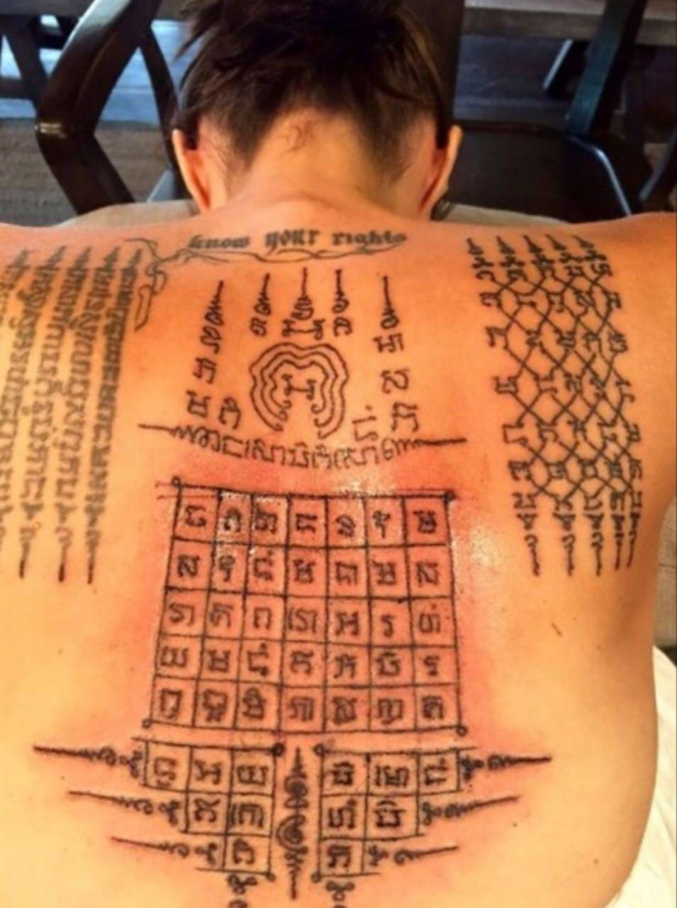 Sak Yant: la verdadera historia detrás de los tatuajes ancestrales de Angelina Jolie