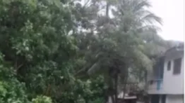 En Imágenes: crecida del río arrastra embarcaciones en Choroní este 01 de mayo