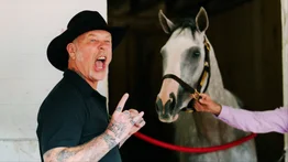 En imágenes: Metallica y Sandman juntos en el Kentucky Derby