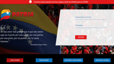 Plataforma del Sistema Patria: sedes a las que pueden acudir los beneficiarios