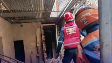 Colapso de una pared en Santa Rosalía deja dos lesionados: un menor de edad entre ellos