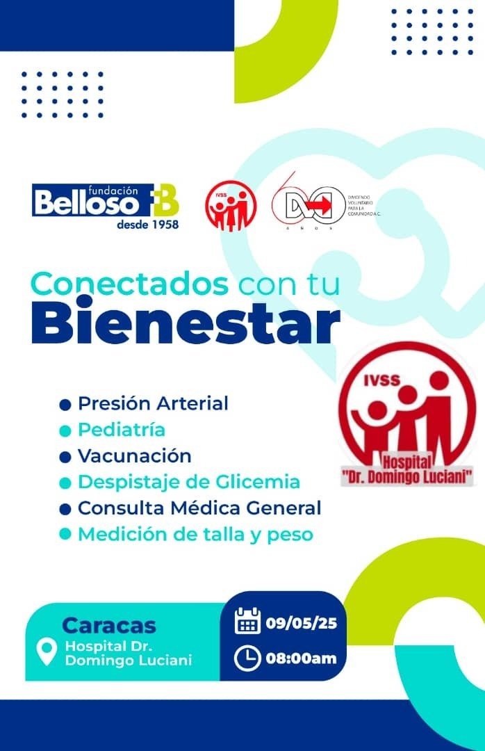 Realizan jornada especial de atención en el Hospital Domingo Luciani este 9 de mayo Realizan jornada especial de atención en el Hospital Domingo Luciani este 9 de mayo
