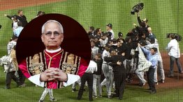Papa León XVI captado en cámara durante la Serie Mundial 2005: así se ve su afición al beisbol
