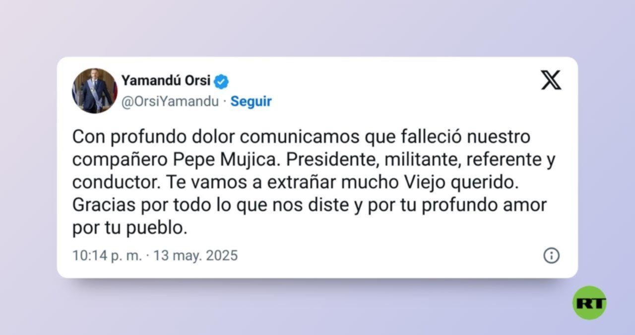 Muere el expresidente de Uruguay, Pepe Mujica a los 89 años Muere el expresidente de Uruguay, Pepe Mujica a los 89 años