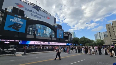 La marca 2001 presente en el concierto de Shakira : así está el Bank of America Stadium, en Charlotte