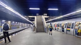 Adulto mayor cae a las vías del metro en la estación Chacao este 14 de mayo