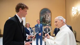 Visita tenística al Vaticano: Sinner se reúne con el Papa León XIV