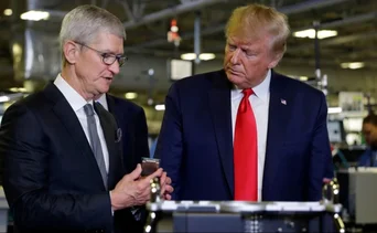 Trump revela que tuvo un problema con el CEO de Apple: este fue el motivo 