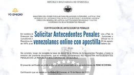 Antecedentes penales en Venezuela: pasos para recuperar o actualizar la clave