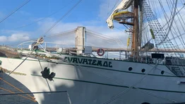 En video: Buque Escuela Cuauhtémoc de México se estrella contra el Puente de Brooklyn 