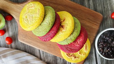 Cambia el color de tus arepas: arcoíris de nutrición y diversión