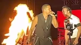 Bailarina del grupo Ilegales sufre impactante accidente con pirotecnia durante un show