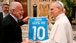 El Papa y el Scudetto: León XIV recibe al campeón Napoli