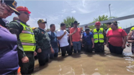 Autoridades atienden zonas afectadas por las lluvias en Apure: 130 casas están inundadas