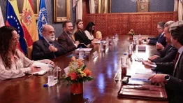Yvan Gil se reúne con embajadores de Francia, España, Colombia y la ONU: transmite su apoyo ante posibles actos violentos