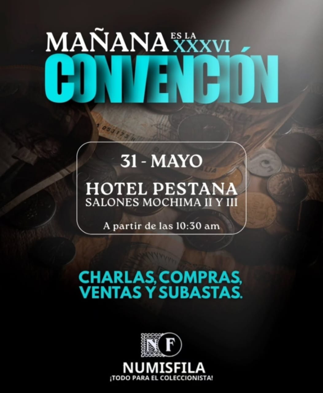 Este 31 de mayo llega la Convención Numismática a Caracas: podrás cotizar, vender o comprar artículos de colección