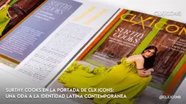 Surthy Cooks en la portada de CLX ICONS: una oda a la identidad latina contemporánea