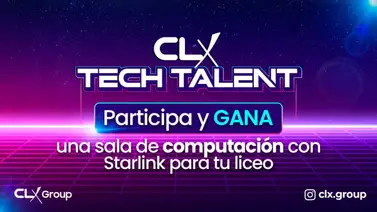 CLX Group lanza "CLX Tech Talent": Participa y gana una sala de computación con Starlink para tu liceo CLX Group lanza "CLX Tech Talent": Participa y gana una sala de computación con Starlink para tu liceo
