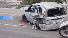Accidente de tránsito entre dos vehículos en Caracas: registra un muerto y un herido en el lugar