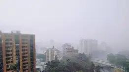 Caracas amanece con lluvias: pronóstico del Inameh para hoy 13 de mayo