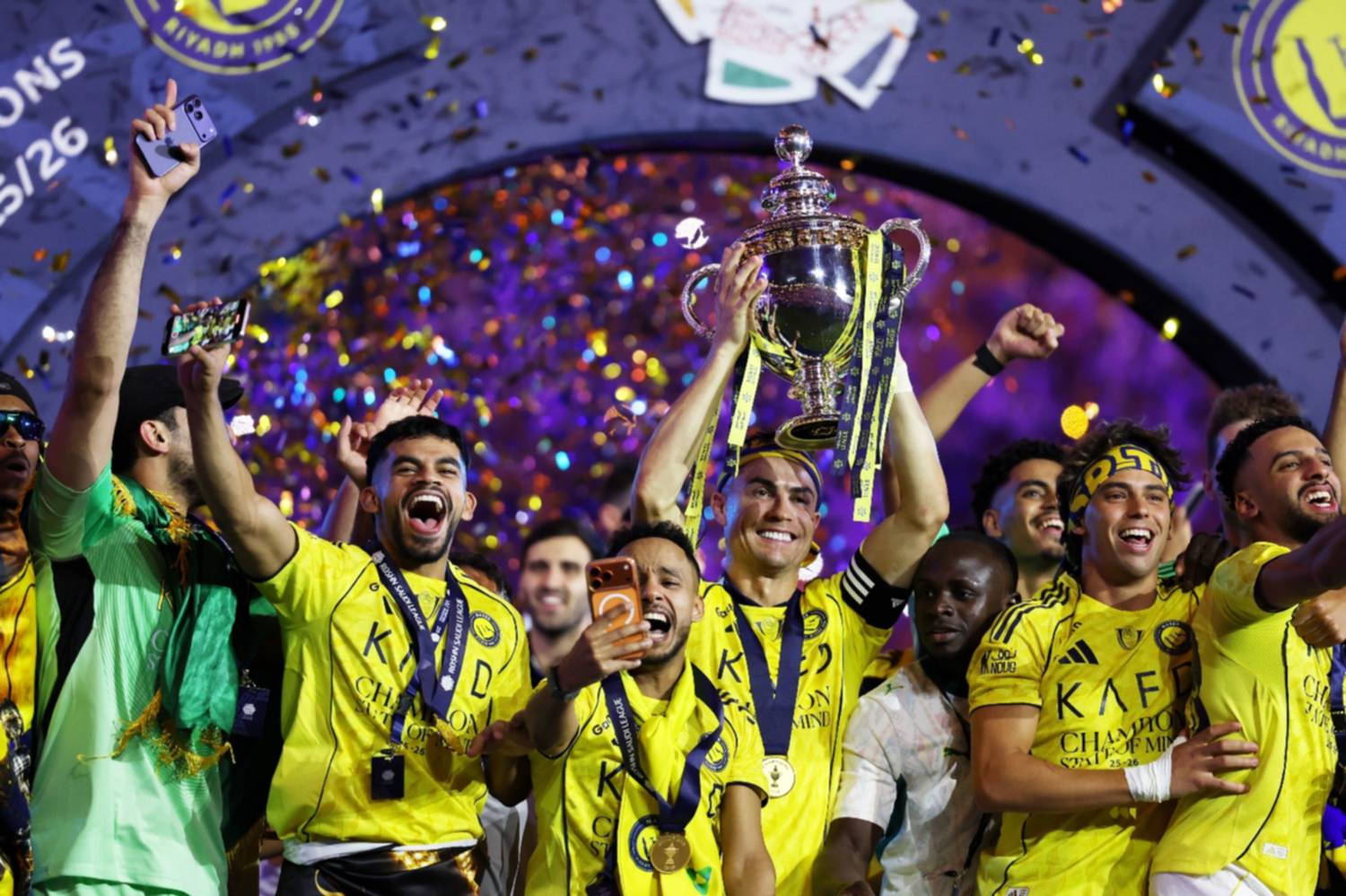 Cristiano Ronaldo es campeón en Arabia: doblete en la coronación del Al Nassr