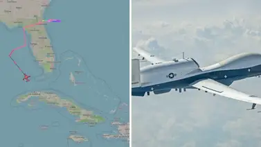 Máxima tensión en El Golfo: dron de reconocimiento estadounidense sobrevuela el norte de Cuba Máxima tensión en El Golfo: dron de reconocimiento estadounidense sobrevuela el norte de Cuba