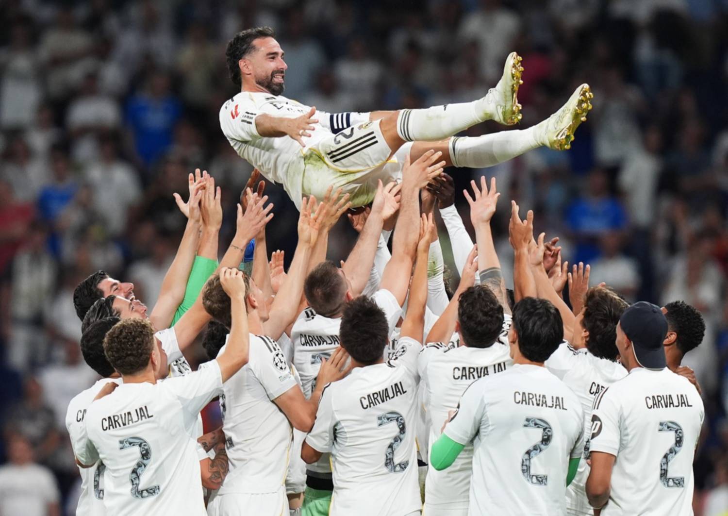Real Madrid: así fue la gran despedida de Dani Carvajal y David Alaba