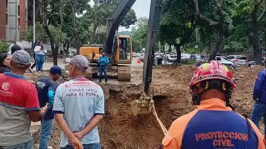 Colapso de tubería matriz en Baruta: alcalde Darwin González ofrece balance este 25 de mayo Colapso de tubería matriz en Baruta: alcalde Darwin González ofrece balance este 25 de mayo