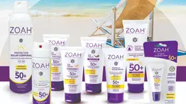 Nuevos protectores solares en aerosol y cremas reparadoras ZOAH para combatir el sol