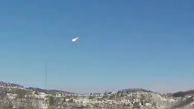 EN VIDEO meteorito en EEUU: fuerte estruendo y se desintegra antes de caer EN VIDEO meteorito en EEUU: fuerte estruendo y se desintegra antes de caer