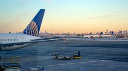 Aeropuerto de Newark en Nueva Jersey pista