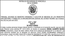 EDICTO 09 JUN 2025