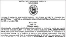EDICTO 09 JUN 2025