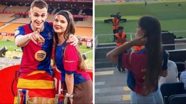 FC Barcelona: el tierno gesto de la novia de Marc Casadó que conquista a los culés