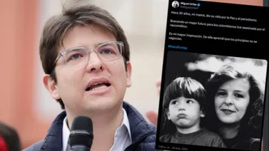Miguel Uribe y el dolor que lo acompaña desde niño: acusó a Pablo Escobar de matar a su madre